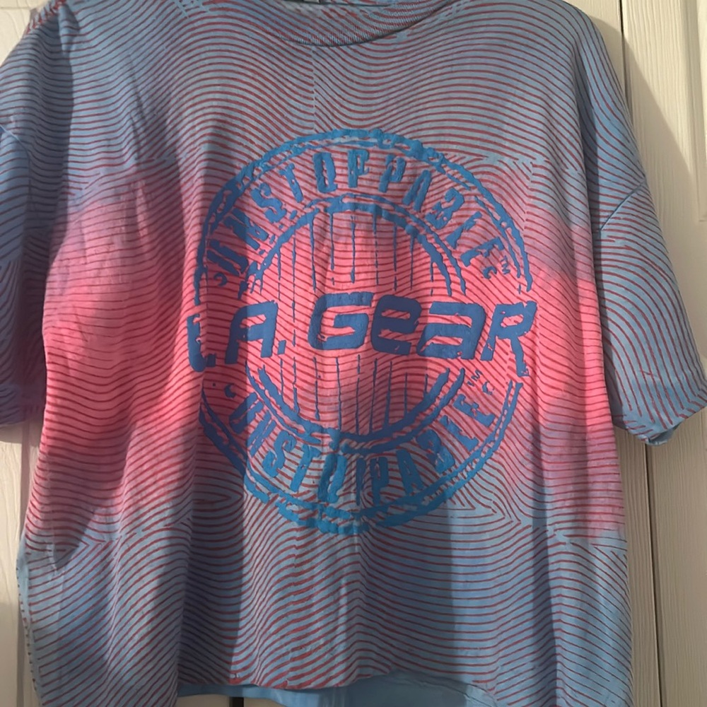 Multicolor vintage crop top